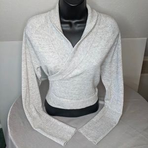 Wrap sweater